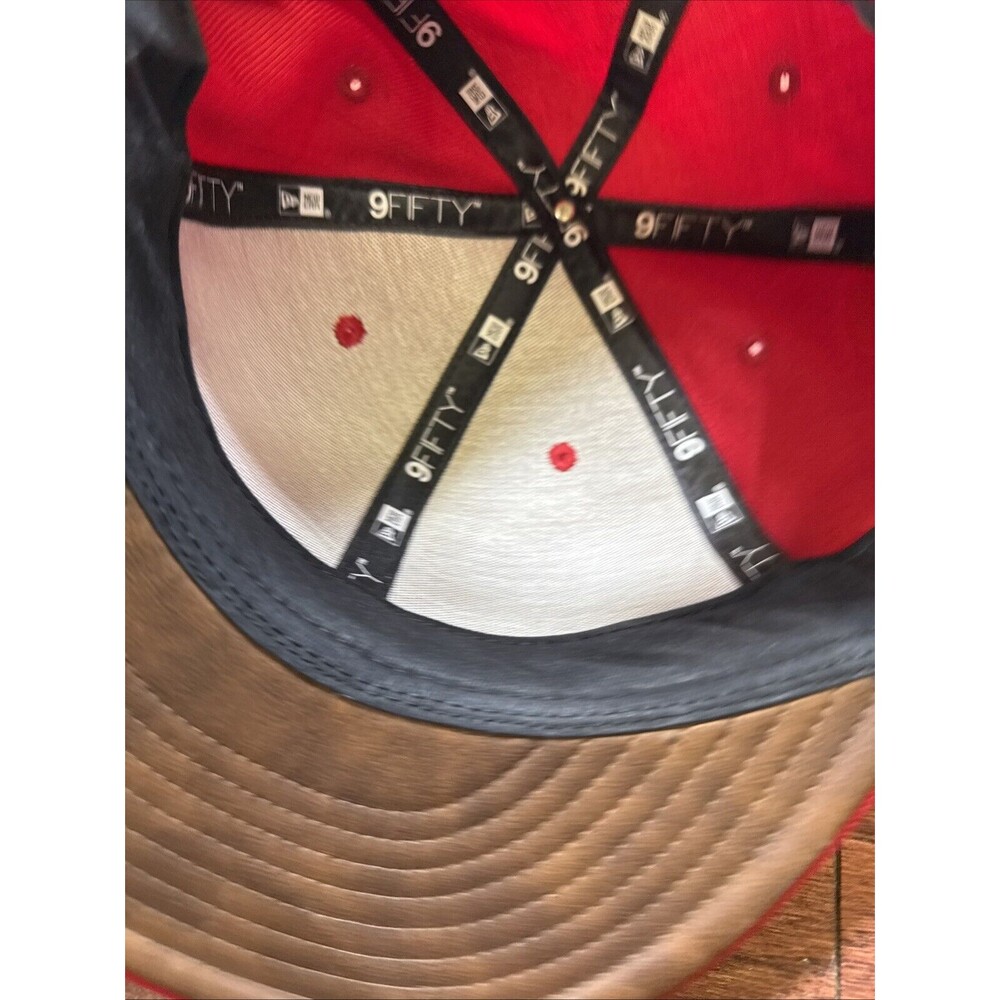 Rare Boston Red Sox New Era SnapBack 9 Fifty “ Not For Resale” Hat Wool/Leather - Picture 6 of 8
